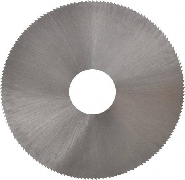 Controx - 4" Diam x 0.02" Blade Thickness x 1" Arbor Hole Diam, 160 Tooth Slitting and Slotting Saw - Arbor Connection, Right Hand, Uncoated, Cobalt, Concave Ground - Exact Tool & Supply