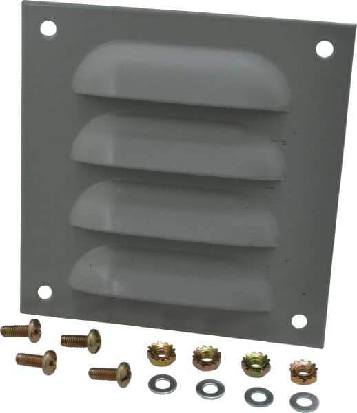 Cooper B-Line - Electrical Enclosure Steel Louver Plate Kit - For Use with Cooper B-Line Enclosures - Exact Tool & Supply