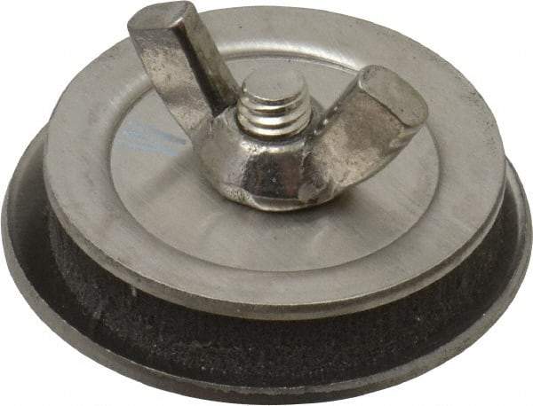 Cooper B-Line - 1/2" Conduit, 4X NEMA Rated, Electrical Enclosure Stainless Steel Hole Seal - UL Listed, Includes Oil-Resistant Gasket, Plated Stud & Wing Nut - Exact Tool & Supply