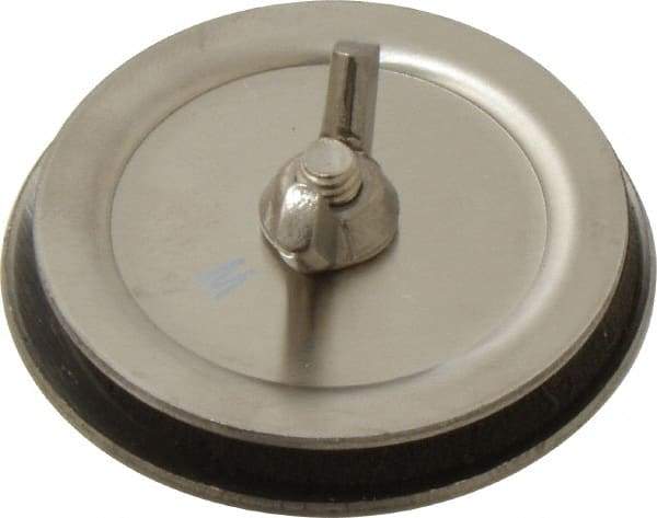 Cooper B-Line - 1" Conduit, 4X NEMA Rated, Electrical Enclosure Stainless Steel Hole Seal - UL Listed, Includes Oil-Resistant Gasket, Plated Stud & Wing Nut - Exact Tool & Supply