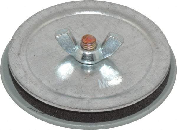 Cooper B-Line - 1-1/4" Conduit, 4, 12, 13, 3R NEMA Rated, Electrical Enclosure Steel Hole Seal - ANSI 61/UL Listed, Includes Oil-Resistant Gasket, Plated Stud & Wing Nut - Exact Tool & Supply