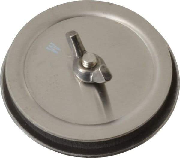 Cooper B-Line - 1-1/4" Conduit, 4X NEMA Rated, Electrical Enclosure Stainless Steel Hole Seal - UL Listed, Includes Oil-Resistant Gasket, Plated Stud & Wing Nut - Exact Tool & Supply