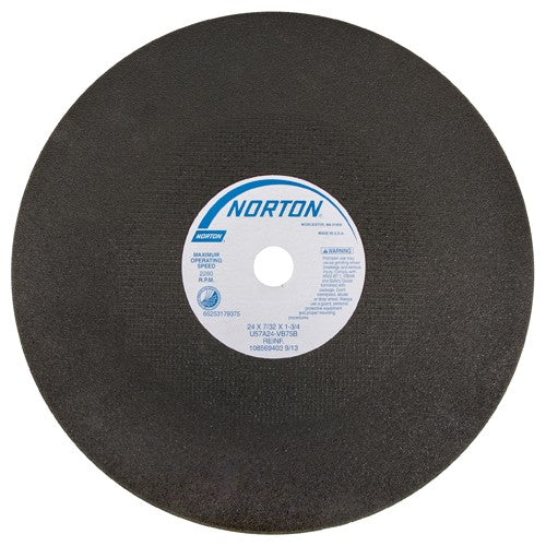 12″ × 7/32″ × 1-3/4″ Foundry Cut-Off Wheel Type 01 Straight 30 Grit - Exact Tool & Supply