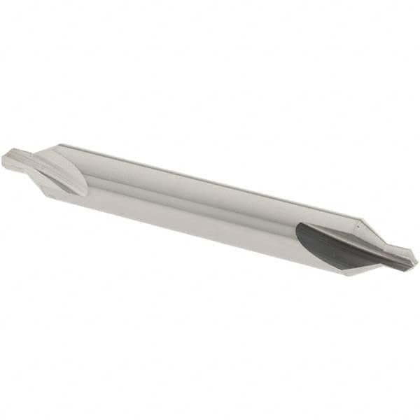 OSG - 1/4 Plain Cut 60° Incl Angle Solid Carbide Combo Drill & Countersink - Exact Tool & Supply