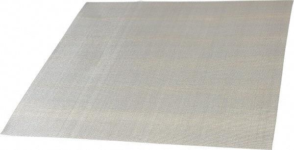 Value Collection - 33 Gage, 0.012 Inch Wire Diameter, 30 x 30 Mesh per Linear Inch, Stainless Steel, Wire Cloth - 0.021 Inch Opening Width, 12 Inch Wide x 12 Inch Stock Length - Exact Tool & Supply