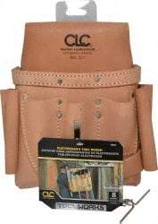 CLC - 8 Pocket Electrician's Holster - Leather - Exact Tool & Supply