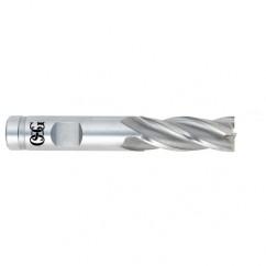 1 x 1 x 2 x 4-1/2 4Fl  Square VC10 End Mill - Bright - Exact Tool & Supply