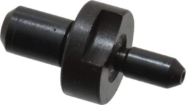 Gibraltar - 0.2026" Nose Diam, 7/16" Nose Length, 5/8" Collar Diam, Slip Fit Round Straight Locating Pin - Low Carbon Steel, 5/16" Tail Diam, 1-3/16" OAL, +0.0000" Tolerance - Exact Tool & Supply