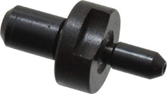 Gibraltar - 0.2026" Nose Diam, 7/16" Nose Length, 5/8" Collar Diam, Slip Fit Round Straight Locating Pin - Low Carbon Steel, 5/16" Tail Diam, 1-3/16" OAL, +0.0000" Tolerance - Exact Tool & Supply