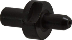 Gibraltar - 0.2495" Nose Diam, 7/16" Nose Length, 5/8" Collar Diam, Slip Fit Round Straight Locating Pin - Low Carbon Steel, 5/16" Tail Diam, 1-3/16" OAL, +0.0000" Tolerance - Exact Tool & Supply