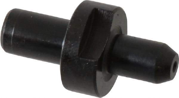 Gibraltar - 0.2808" Nose Diam, 7/16" Nose Length, 5/8" Collar Diam, Slip Fit Round Straight Locating Pin - Low Carbon Steel, 5/16" Tail Diam, 1-3/16" OAL, +0.0000" Tolerance - Exact Tool & Supply