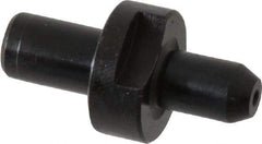 Gibraltar - 0.2808" Nose Diam, 7/16" Nose Length, 5/8" Collar Diam, Slip Fit Round Straight Locating Pin - Low Carbon Steel, 5/16" Tail Diam, 1-3/16" OAL, +0.0000" Tolerance - Exact Tool & Supply