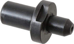 Gibraltar - 0.374" Nose Diam, 1/2" Nose Length, 7/8" Collar Diam, Slip Fit Round Straight Locating Pin - Low Carbon Steel, 1/2" Tail Diam, 1-1/2" OAL, +0.0000" Tolerance - Exact Tool & Supply
