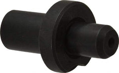 Gibraltar - 0.4053" Nose Diam, 1/2" Nose Length, 7/8" Collar Diam, Slip Fit Round Straight Locating Pin - Low Carbon Steel, 1/2" Tail Diam, 1-1/2" OAL, +0.0000" Tolerance - Exact Tool & Supply
