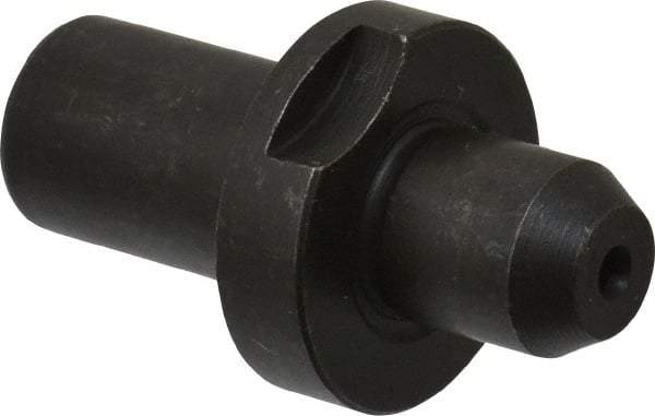 Gibraltar - 0.4365" Nose Diam, 1/2" Nose Length, 7/8" Collar Diam, Slip Fit Round Straight Locating Pin - Low Carbon Steel, 1/2" Tail Diam, 1-1/2" OAL, +0.0000" Tolerance - Exact Tool & Supply