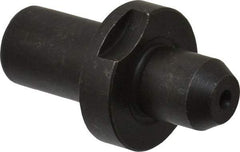Gibraltar - 0.4365" Nose Diam, 1/2" Nose Length, 7/8" Collar Diam, Slip Fit Round Straight Locating Pin - Low Carbon Steel, 1/2" Tail Diam, 1-1/2" OAL, +0.0000" Tolerance - Exact Tool & Supply