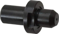 Gibraltar - 0.4834" Nose Diam, 1/2" Nose Length, 7/8" Collar Diam, Slip Fit Round Straight Locating Pin - Low Carbon Steel, 1/2" Tail Diam, 1-1/2" OAL, +0.0000" Tolerance - Exact Tool & Supply