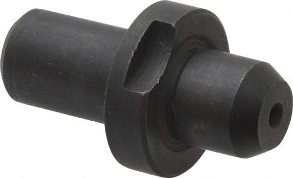 Gibraltar - 0.499" Nose Diam, 1/2" Nose Length, 7/8" Collar Diam, Slip Fit Round Straight Locating Pin - Low Carbon Steel, 1/2" Tail Diam, 1-1/2" OAL, +0.0000" Tolerance - Exact Tool & Supply