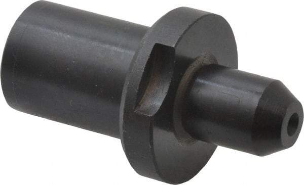 Gibraltar - 0.498" Nose Diam, 11/16" Nose Length, 1-1/8" Collar Diam, Slip Fit Round Straight Locating Pin - Low Carbon Steel, 3/4" Tail Diam, 1-15/16" OAL, +0.0000" Tolerance - Exact Tool & Supply