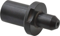 Gibraltar - 0.498" Nose Diam, 11/16" Nose Length, 1-1/8" Collar Diam, Slip Fit Round Straight Locating Pin - Low Carbon Steel, 3/4" Tail Diam, 1-15/16" OAL, +0.0000" Tolerance - Exact Tool & Supply