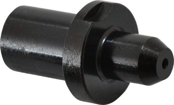 Gibraltar - 0.5293" Nose Diam, 11/16" Nose Length, 1-1/8" Collar Diam, Slip Fit Round Straight Locating Pin - Low Carbon Steel, 3/4" Tail Diam, 1-15/16" OAL, +0.0000" Tolerance - Exact Tool & Supply
