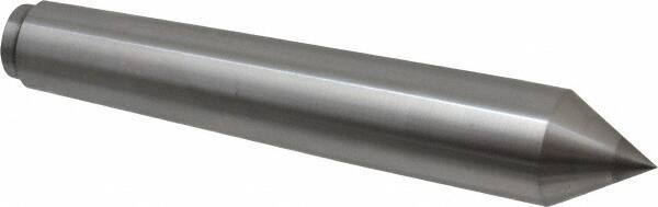 Riten - 1-1/4" Head Diam, Carbide-Tipped Steel Standard Point Solid Dead Center - Jarno 10 Taper, 1-1/4" Point Diam, 2" Point Length, 7-1/2" OAL - Exact Tool & Supply