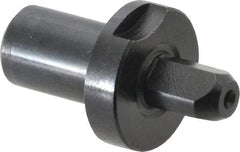 Gibraltar - 0.374" Nose Diam, 1/2" Nose Length, 7/8" Collar Diam, Slip Fit Diamond Straight Locating Pin - Low Carbon Steel, 1/2" Tail Diam, 1-1/2" OAL, Relieved, +0.0000" Tolerance - Exact Tool & Supply
