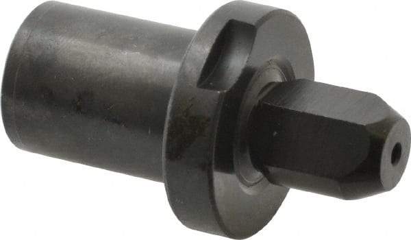 Gibraltar - 0.5293" Nose Diam, 11/16" Nose Length, 1-1/8" Collar Diam, Slip Fit Diamond Straight Locating Pin - Low Carbon Steel, 3/4" Tail Diam, 1-15/16" OAL, Relieved, +0.0000" Tolerance - Exact Tool & Supply