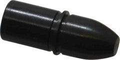 Gibraltar - 0.3749" Nose Diam, 0.187" Nose Length, 0.407" Collar Diam, Bullet Straight Locating Pin - Steel, 0.3766" Tail Diam, 1/2" Tail Length, 1.032" OAL, +0.0000" Tolerance - Exact Tool & Supply