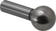 Gibraltar - 3/8" Ball Diam, 3/16" Shank Diam, Steel Inspection Tooling Ball - Press-Fit Shank, 3/4" Ball Center to Shank Bottom - Exact Tool & Supply