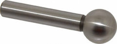Gibraltar - 1/2" Ball Diam, 1/4" Shank Diam, Steel Inspection Tooling Ball - Slip-Fit Shank, 1-1/2" Ball Center to Shank Bottom - Exact Tool & Supply