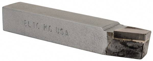 Accupro - 5/8 x 5/8" Shank, Lead Angle Turning Single Point Tool Bit - BL-10, Grade Micrograin - Exact Tool & Supply
