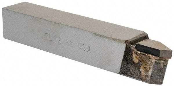 Accupro - 3/4 x 3/4" Shank, Offset Threading Single Point Tool Bit - EL-12, Grade Micrograin - Exact Tool & Supply