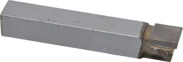 Accupro - 5/8 x 5/8" Shank, Square Nose Single Point Tool Bit - C-10, Grade Micrograin - Exact Tool & Supply