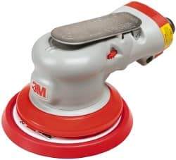 3M - 12,000 OPM, 17 CFM Air Consumption, 90 psi Air Pressure, Palm Air Orbital Sander - Round Pad, - Exact Tool & Supply