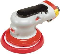 3M - 12,000 OPM, 17 CFM Air Consumption, 90 psi Air Pressure, Palm Air Orbital Sander - Round Pad, - Exact Tool & Supply