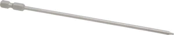 Wera - 9/64" Slotted Screwdriver Bit - 1/4" Hex Drive, 6" OAL - Exact Tool & Supply