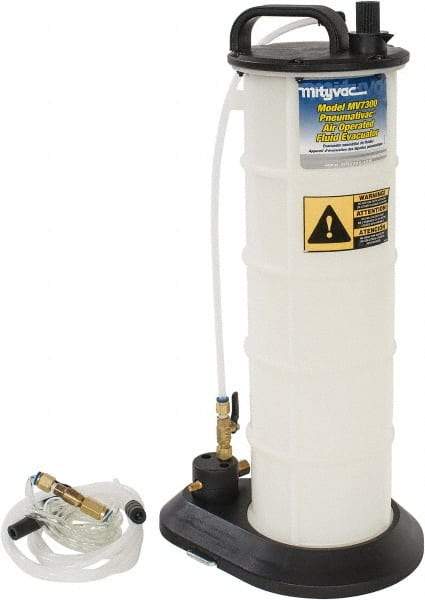 Lincoln - 2.3 Gal Fluid Evacuation System - 60" Hose Length - Exact Tool & Supply