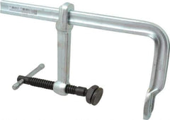 Bessey - 5-1/2" Deep Throat, 9" Max Capacity, Standard Sliding Arm Clamp - 2,660 Lb Clamping Pressure, 0.775" Spindle Diam - Exact Tool & Supply