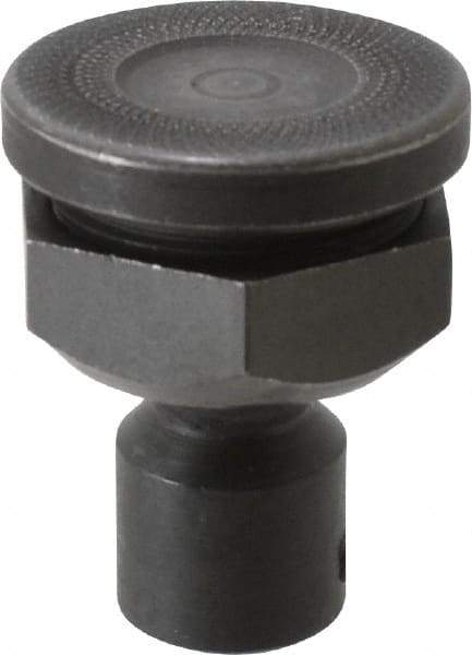 Bessey - 1 Piece, Plastic Cap Pivoting Serrated Clamp Pad - 35° Pivot Angle, For Use with Bessey 1200, 1800, 2400 & 4800 Series Clamps - Exact Tool & Supply