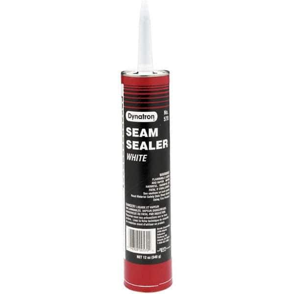 3M - 12 oz Cartridge White Elastic Sealer Seam Sealant - 570 12OZ WHT CARTRIDGE DYNATRON AUTO SEALR CAULK - Exact Tool & Supply