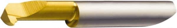 Sandvik Coromant - 1mm Cutting Depth, 20 Max TPI, 0.97mm Diam, Internal Thread, Solid Carbide, Single Point Threading Tool - TiAlN/TiN Finish, 41.14mm OAL, 6mm Shank Diam, 0.1398" Projection from Edge, 1.25 to 1.5mm Pitch, 60° Profile Angle - Exact Tool & Supply