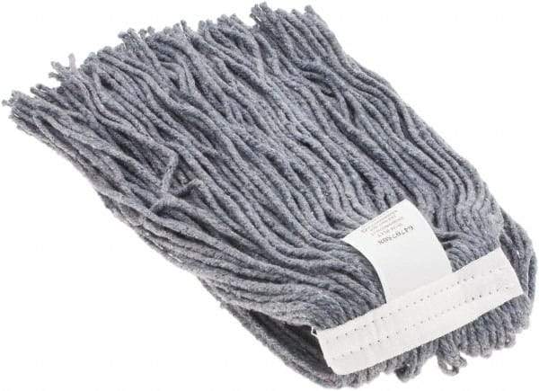 Made in USA - 1-1/4" Cut End Mop Head - 4 Ply, Clamp Jaw Connection - Exact Tool & Supply