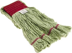 Made in USA - 1-1/4" Large PET Loop End Mop Head - 4 Ply, Clamp Jaw Connection - Exact Tool & Supply