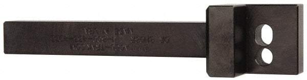 Made in USA - 6 Inch Long x 1-1/4 Inch Wide x 1.5 Inch High Knurl Holder Shank - 1 Inch Wide Head, Modular, Square Shank, Bump Knurler - Exact Tool & Supply