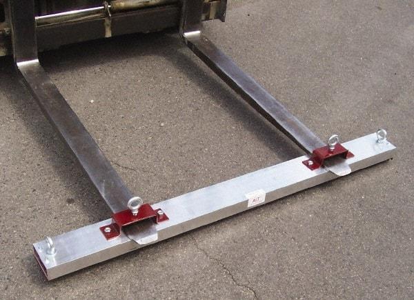 Shields Magnetics - 96" Long Fork Lift Magnetic Sweeper - 5" Wide x 2" High - Exact Tool & Supply