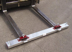 Shields Magnetics - 96" Long Fork Lift Magnetic Sweeper - 5" Wide x 2" High - Exact Tool & Supply