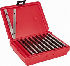 SPI - 20 Piece, 6 Inch Long x 1/8 Inch Thick, Thin Parallel Set - 1-5/8 Inch High, 52-58 RC Hardness - Exact Tool & Supply