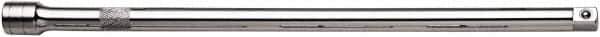 SK - 1/2" Drive Standard Socket Extension - 20" OAL, Chrome Finish - Exact Tool & Supply