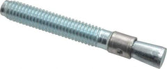 Red Head - 3/8 Inch Diameter, 3/8-16 Inch Thread, 3 Inch Overall Length, Grade 3, Wedge Expansion Concrete Anchor - Steel, Zinc Plated, 1-3/4 Inch Thread Length, Tie Wire Head, 3/8 Inch Drill - Exact Tool & Supply